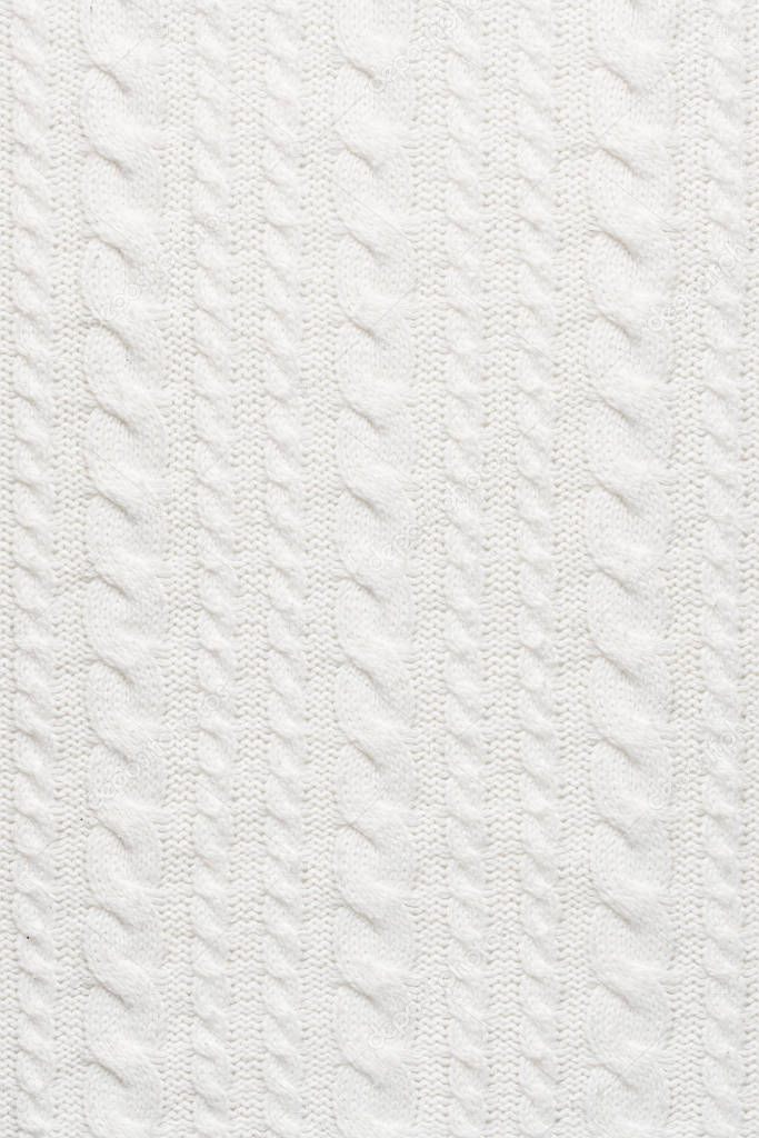 White Wool Sweater Texture