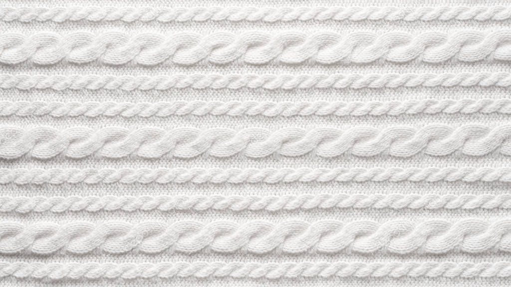 White Wool Sweater Texture