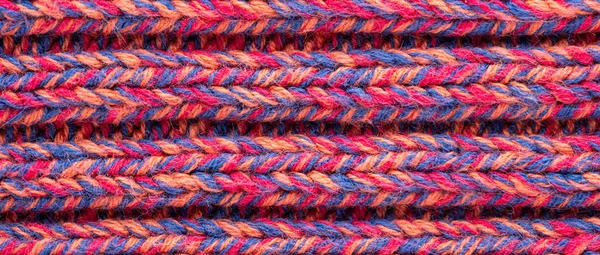 Rózsaszín melange kötött pulóver textúra. Fénymásolási hely — Stock Fotó