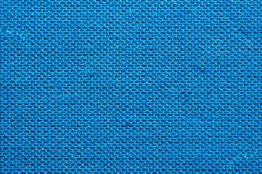 Mavi kumaş kitap kapağının makro dokusu
