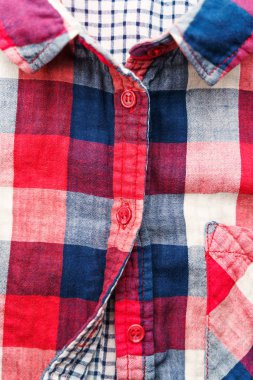 Ekose Malzeme Gömlek Arkaplanı