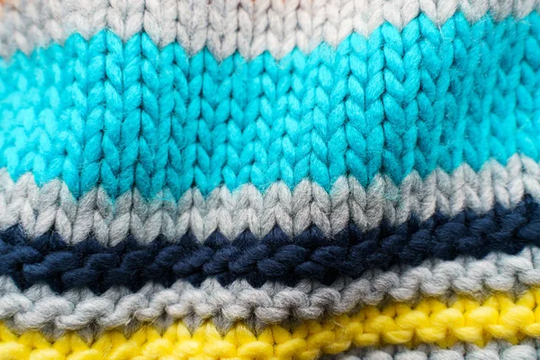 Strisce colorate maglia texture — Foto Stock