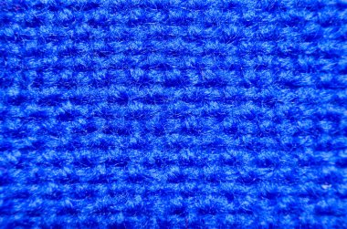 Blue clothes background macro