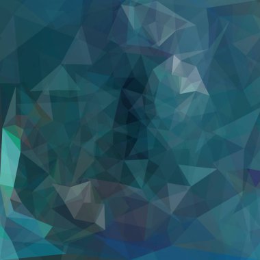 Koyu yeşil Turmalin. Soyut kristal poligonal arka plan