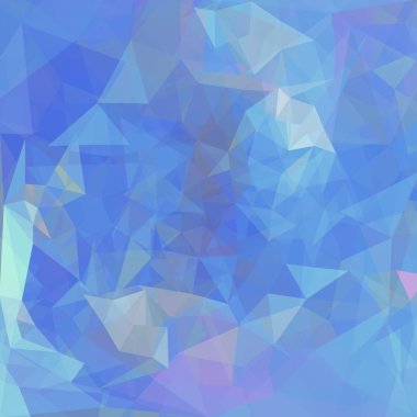 Tanzanit. Soyut kristal poligonal arka plan