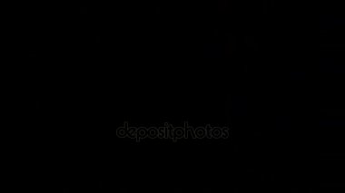 Piyano eller, dolly siyah arka plan için klavye vurdu