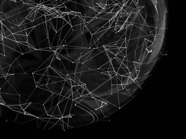 Soyut bağlı nokta deseni