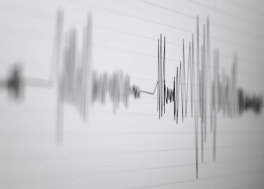 siyah bir çizgi ile kalp hızı grafiği