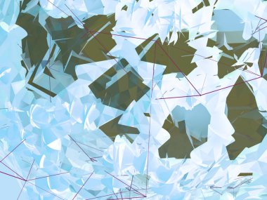 Soyut bağlı nokta deseni