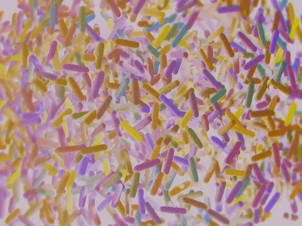 Bél baktériumok microbiome — Stock Fotó