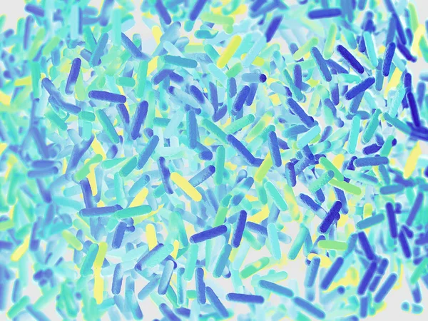Gut bacterias microbiome — Stockfoto