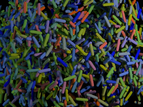 腸内バクテリア細菌叢 — ストック写真