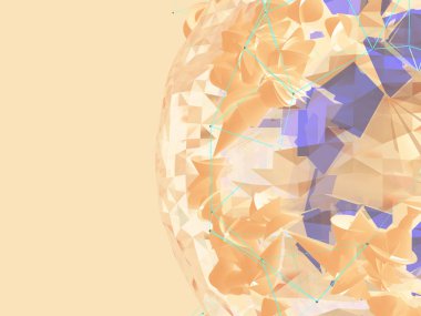 Soyut bağlı nokta deseni