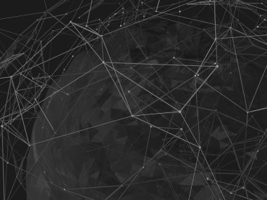 Soyut bağlı nokta deseni