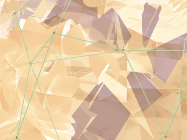 Soyut bağlı nokta deseni