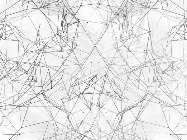 Padrão de pontos conectados abstratos — Fotografia de Stock