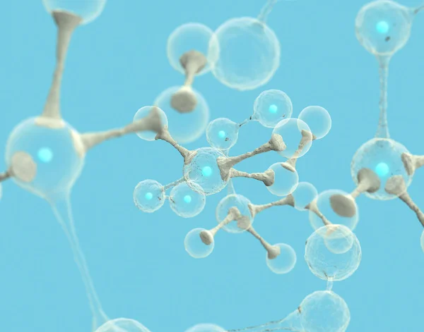 Microbiology molecules concept — Stock Photo, Image