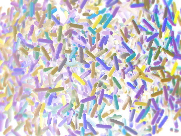 Gut bacterias microbiome — Stock Photo, Image