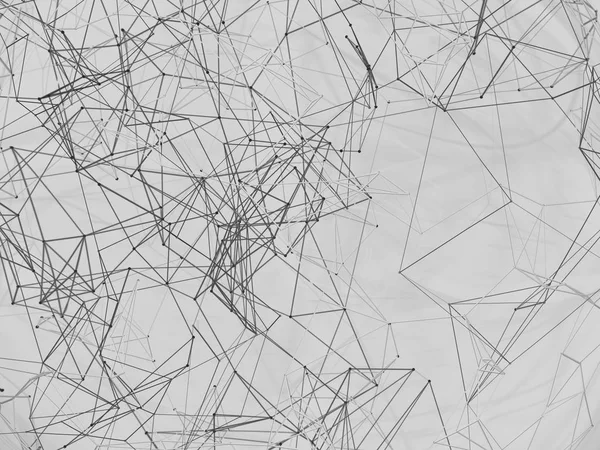 Patrón de puntos conectados abstractos — Foto de Stock