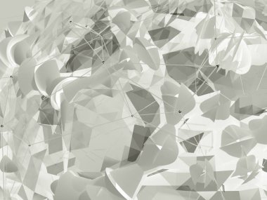 Soyut bağlı nokta deseni