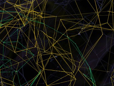 Soyut bağlı nokta deseni