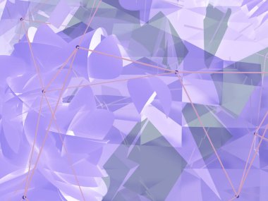 Soyut bağlı nokta deseni