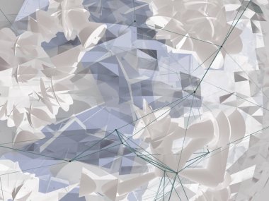 Soyut bağlı nokta deseni