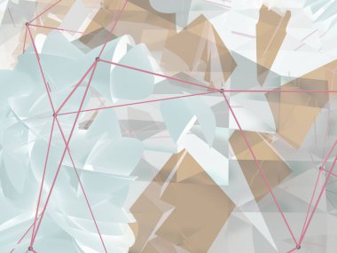 Soyut bağlı nokta deseni