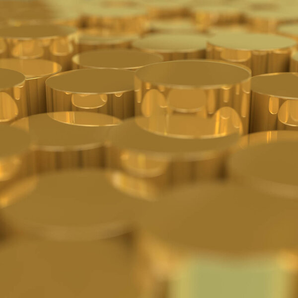 Золотые цилиндры
