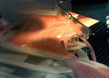 tıbbi illüstrasyon gözlük