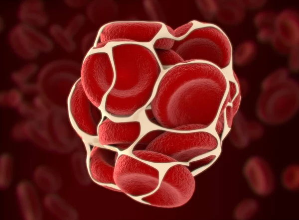 Blood clot model — Stock Photo, Image