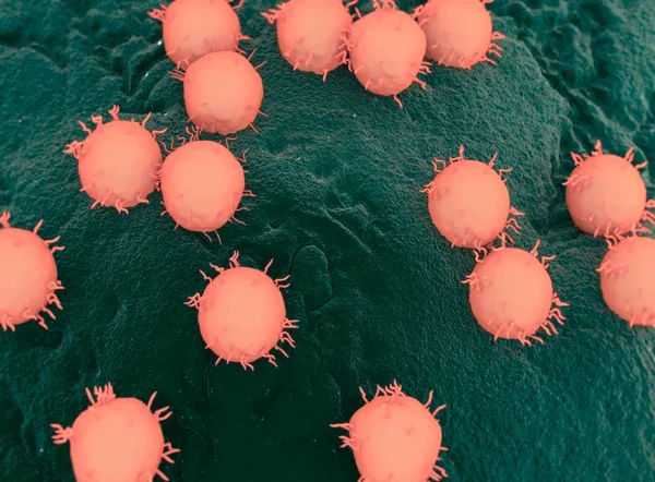 Вирусные бактерии — стоковое фото