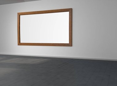 boş resim çerçevesi duvar üzerinde Oda