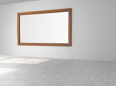 boş resim çerçevesi duvar üzerinde Oda