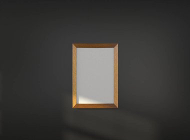 boş resim çerçevesi duvar üzerinde Oda