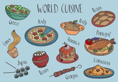 Dünya mutfağı seti