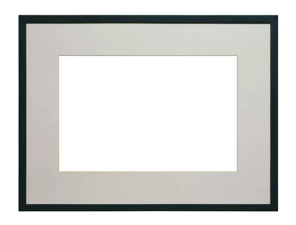 Wooden frame on white background — Stock Photo, Image