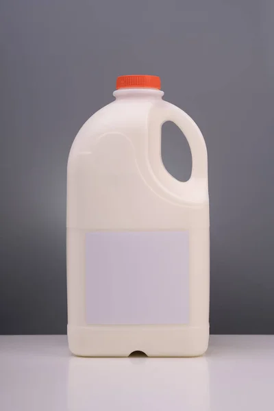 Mock up plastic gallon of milk — Stock Photo, Image