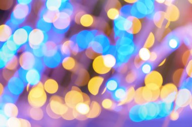 Soyut gece ışıklar bokeh arka plan