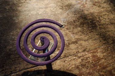 lavender mosquito coil. mosquito repellent. Anti-mosquito. Preve clipart