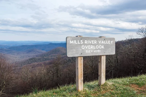 Blue Ridge Parkway Sign — Stock Photo, Image