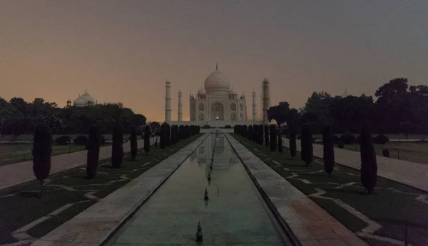 Mondschein taj mahal — Stockfoto