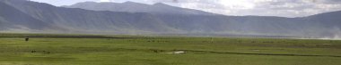 Ngorongoro krateri görünümü