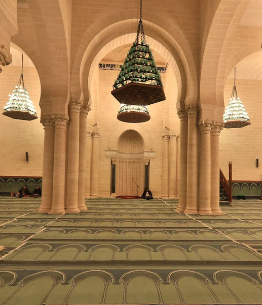 Sala di preghiera - Grande Masjid di Mahdia — Foto Stock