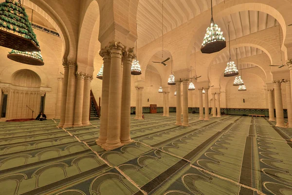Sala di preghiera - Grande Masjid di Mahdia — Foto Stock