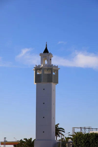 Minarett von sidi mtir masjid — Stockfoto