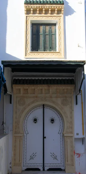 Decoratieve deuren van Tunesië — Stockfoto