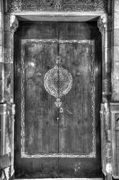 Dveře Al Husain mešita — Stock fotografie