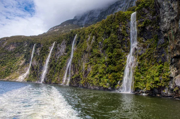 Nya Zeland Höjdpunkter Nord- och Sydön, Milford Sound — Stockfoto