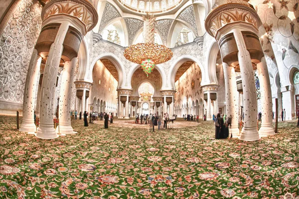 Shk Zayed Masjid Mezquita Abu Dhabi —  Fotos de Stock